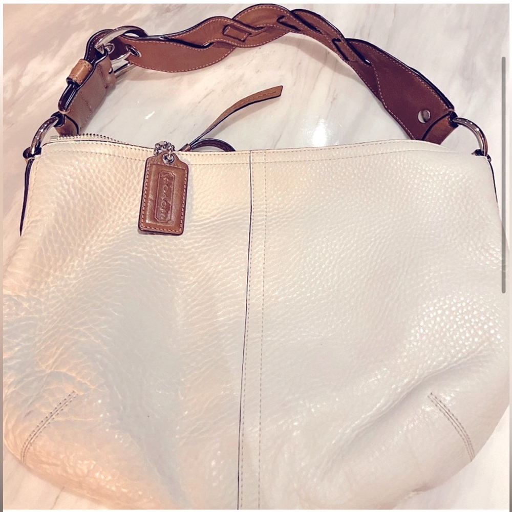 Coach Soho Pebble Leather Hobo Shoulder Bag